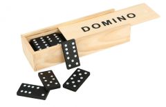 DOMINO DREWNIANE GRA W PUDEŁKU