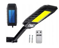 LATARNIA LAMPA SOLARNA ULICZNA SOLAR 120 LED COB + UCHYWT