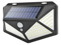 LAMPA SOLARNA KINKIET SMD 100 LED CZUJNIK RUCHU I ZMIERZCHU