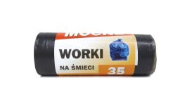 WORKI NA ŚMIECI UNIWERSALNE WORKI MOCNE 35L 15szt.