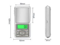 ELEKTRONICZNA WAGA JUBILERSKA 500g 0,1g LCD GW