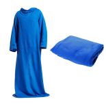 KOC Z RĘKAWAMI SNUGGIE POLAROWY DO CZYTANIA