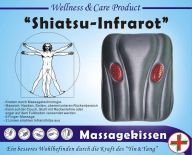 masażer shiatsu mata masująca poduszka infra