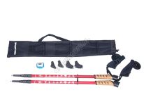 Kije Nordic Walking model W211c czerwone