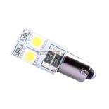 Żarówka samochodowa T4W BA9S 4 led smd 5050 2,2W biała zimna CANBUS hurtownia led Premium Lux