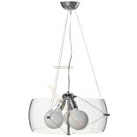 Lampa oprawa wisząca LIDIA fI500*H1500mm 3xE27 G125 TRA Szkło + metal hurtownia led Premium Lux