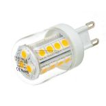 Żarówka G9 23 led smd 5050 230V 3W ciepła biała 230V hurtownia led Premium Lux