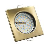 Zestaw: żarówka gu10 30 led smd 2835 + oprawa Topaz + gniazdo gu10 hurtownia led Premium Lux