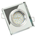 Zestaw: żarówka gu10 30 led smd 2835 + oprawa JASPIS + gniazdo gu10 hurtownia led Premium Lux