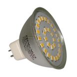 Żarówka MR16 30 led smd 2835 ciepła biała 12V DC 4,2W hurtownia led Premium Lux